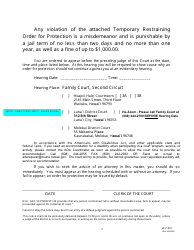 Form 2F-P-472 Notice of Temporary Restraining Order and Notice of Hearing - Hawaii, Page 2