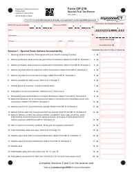 Form OP-216 Special Fuel Tax Return - Connecticut