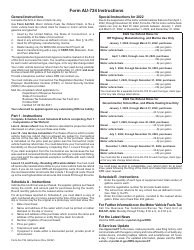 Form AU-724 Motor Vehicle Fuels Tax Refund Claim - off Highway, Manufacturing, Marine, Governmental, School Bus, and Waste Hauling Use - Connecticut, Page 3