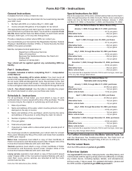Form AU-736 Motor Vehicle Fuels Tax Refund Claim - Motor Bus, Taxicab, and Livery - Connecticut, Page 3