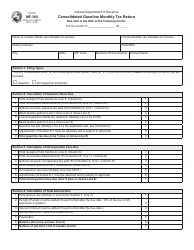 Form MF-360 (State Form 49276) Consolidated Gasoline Monthly Tax Return