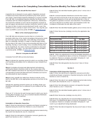 Form MF-360 (State Form 49276) Consolidated Gasoline Monthly Tax Return, Page 4