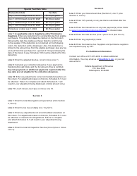 Form SF-900 (State Form 49877) Consolidated Special Fuel Monthly Tax Return - Indiana, Page 4