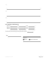 Form 66 Petition to the Court - British Columbia, Canada, Page 4