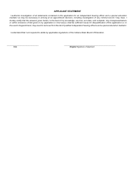 Application for Independent Hearing Officer Special Education Mediator - Indiana, Page 5