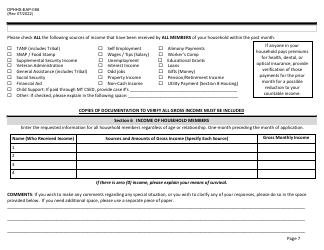 Form DPHHS-EAP-088 Low Income Home Energy Assistance Program (Liheap), Low Income Home Water Assistance Program (Lihwap), and Weatherization Application - Montana, Page 7