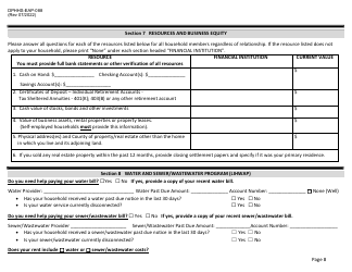 Form DPHHS-EAP-088 Low Income Home Energy Assistance Program (Liheap), Low Income Home Water Assistance Program (Lihwap), and Weatherization Application - Montana, Page 8