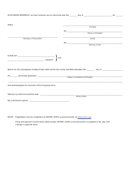 Form ECG-3 (State Form 53078) Electronic Cigarette Tax Registration Certificate Bond - Indiana, Page 2