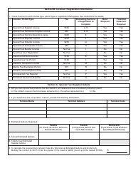 Form FT-1 (State Form 46297) Fuel Tax License Registration Application - Indiana, Page 2