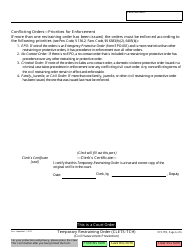 Form CH-110 Temporary Restraining Order - California, Page 6