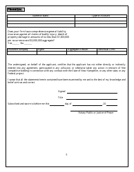 Prequalification Application for on the Job Training (Ojt) Supportive Services - New Hampshire, Page 5