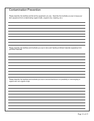 Form FS-5111 Producer Application - Organic Certification Program - Oklahoma, Page 11