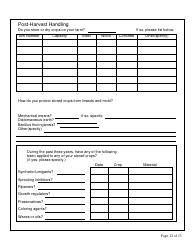 Form FS-5111 Producer Application - Organic Certification Program - Oklahoma, Page 12