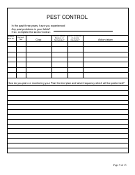 Form FS-5111 Producer Application - Organic Certification Program - Oklahoma, Page 9