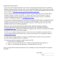 Initial Order and Notice of Service and Mediation Procedures - Washington, D.C., Page 2