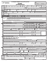Document preview: Form MV-82ITP In-transit Permit/Title Application - New York