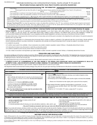Form DL-180R Application for Pennsylvania Non-commercial Driver&#039;s License by Out-of-State Non Cdl Driver - Pennsylvania, Page 2