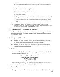 Charter Agreement - North Carolina, Page 12