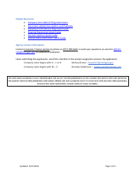 Mi Regulatory Loan License New Application Checklist (Company) - Michigan, Page 2
