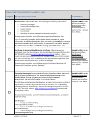 Mi Regulatory Loan License New Application Checklist (Company) - Michigan, Page 6