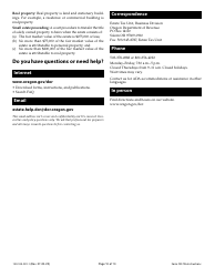 Instructions for Form OR-706, 150-104-001 Oregon Estate Transfer Tax Return - Oregon, Page 10