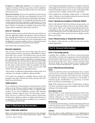 Instructions for Form OR-706, 150-104-001 Oregon Estate Transfer Tax Return - Oregon, Page 6