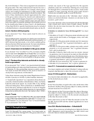 Instructions for Form OR-706, 150-104-001 Oregon Estate Transfer Tax Return - Oregon, Page 7