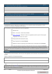 Form LA10 Part B Purchase or Lease State Land Application - Queensland, Australia, Page 6