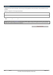 Form LA23 Part B Continuation of a Public Utility Easement Application - Queensland, Australia, Page 4