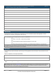 Form LA15 Part B Reduction of Rent or Instalment Application (Residential Leases Only) - Queensland, Australia, Page 6