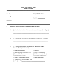 Garnishment Packet - Personal Service (Wage) - Utah, Page 11