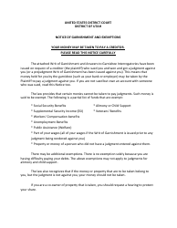 Garnishment Packet - Personal Service (Wage) - Utah, Page 9