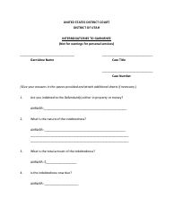 Garnishment Packet - Not for Personal Services - Utah, Page 14