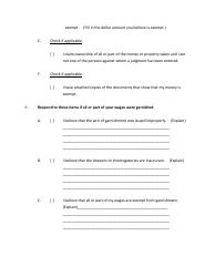 Garnishment Packet - Personal Services (Wage) Continuing Garnishment - Utah, Page 13