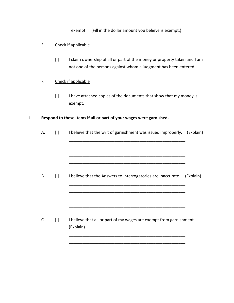 Garnishment Packet - Personal Services (Wage) Continuing Garnishment - Utah, Page 13