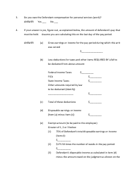 Garnishment Packet - Personal Services (Wage) Continuing Garnishment - Utah, Page 16