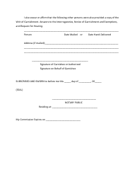 Garnishment Packet - Personal Services (Wage) Continuing Garnishment - Utah, Page 19