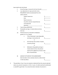 Garnishment Packet - Personal Services (Wage) Continuing Garnishment - Utah, Page 21