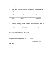 Garnishment Packet - Personal Services (Wage) Continuing Garnishment - Utah, Page 22