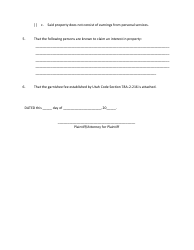 Garnishment Packet - Personal Services (Wage) Continuing Garnishment - Utah, Page 6