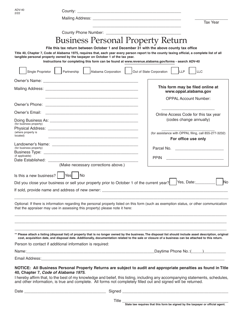 form-adv-40-download-fillable-pdf-or-fill-online-business-personal