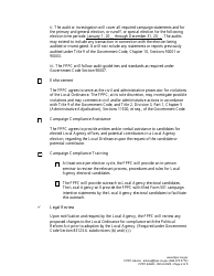 Campaign Law Enforcement Agreement - California, Page 2