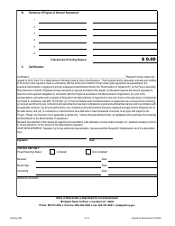 Request for Disbursement - Kentucky, Page 2