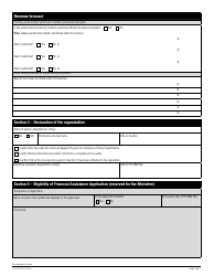 Form FO-0271A Financial Assistance Application - Financial Support Program for Indigenous Family Organizations - Quebec, Canada, Page 4