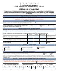 Initial Statement of Water Diversion and Use - California, Page 5