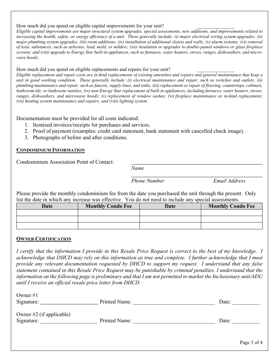 Washington, D.C. Inclusionary Unit and Affordable Dwelling Unit Resale