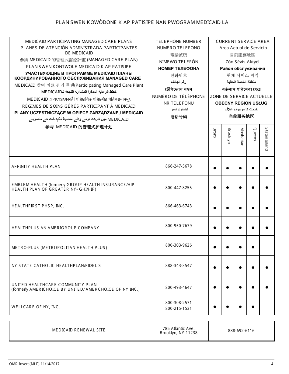 Form MAP-2020C Guide to Complete Your Medicaid Renewal Forms - New York City (English / Haitian Creole), Page 4