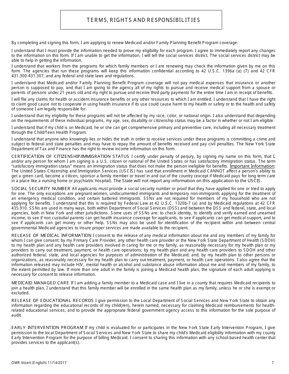 Form MAP-2020C Guide to Complete Your Medicaid Renewal Forms - New York City (English / Bengali), Page 7