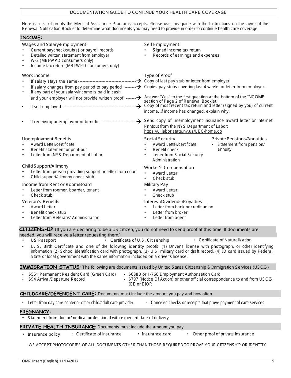 Form MAP-2020C Guide to Complete Your Medicaid Renewal Forms - New York City (English / Polish), Page 5