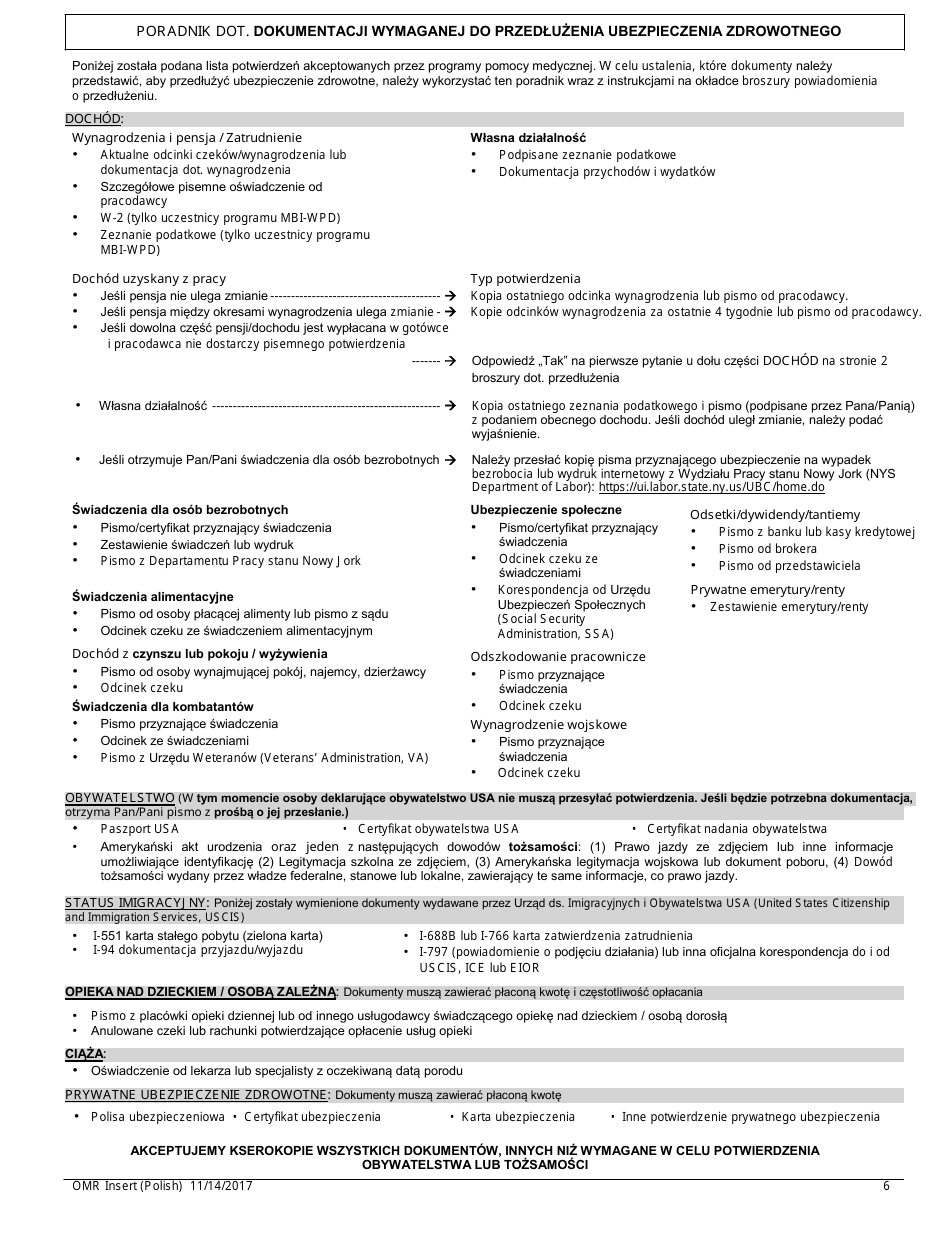 Form MAP-2020C Guide to Complete Your Medicaid Renewal Forms - New York City (English / Polish), Page 6